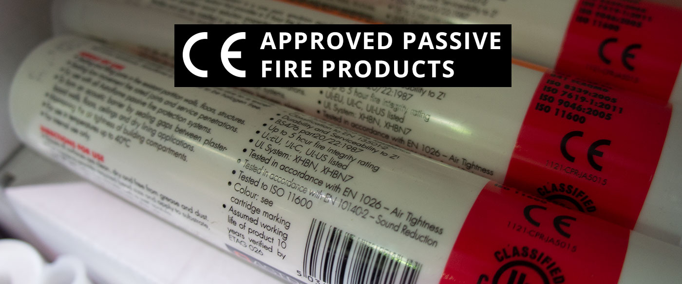 CE marked fire mastic products