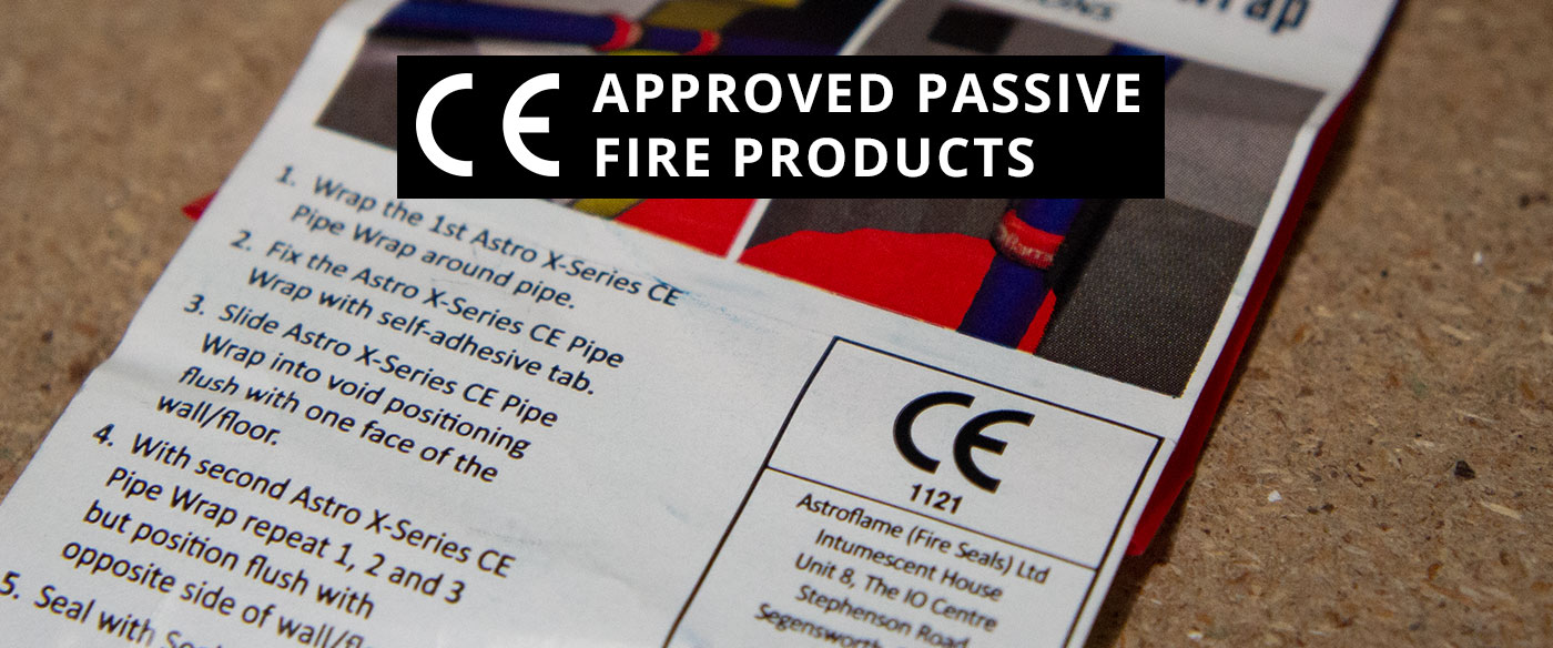 CE marked fire products for pipe works